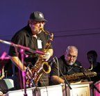 Lew playing with Phil Woods Orchestra at Scranton 2010
