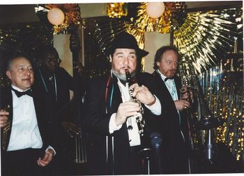 New Years Eve Le Madelaine NYC with Joe Shepley, Calvin Hill & Lynn Welshman, got the clarinet out on this one
