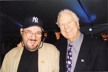 Lew with Don Pardo SNL 2005
