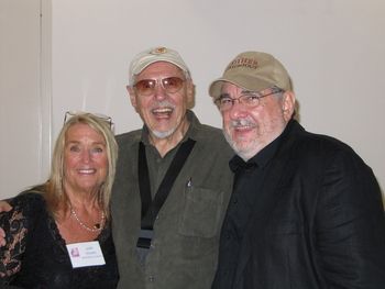 Lew with Ira Sullivan and Judi Woods at Footsteps Benefit Concert
