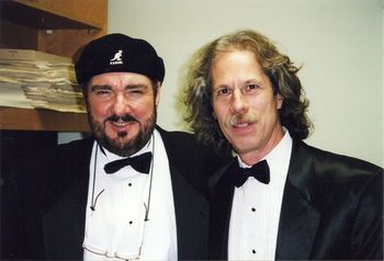 Lew with Lou Marini (SNL & Blues Brothers) SNL 25th Anniversary

