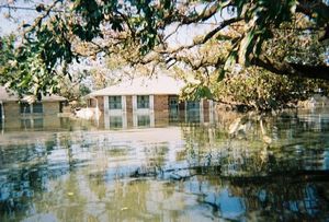 Mithra Street flooded during Katrina
