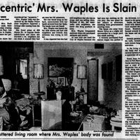 PAD Ep 9 Unsolved Mystery ~ Mrs. Waples of Naples