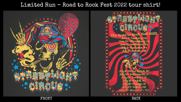 Road to Rock Fest tour shirt (limited edition)