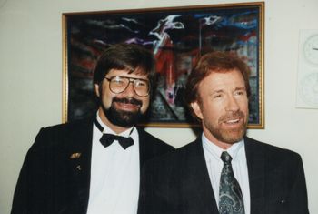 with Chuck Norris
