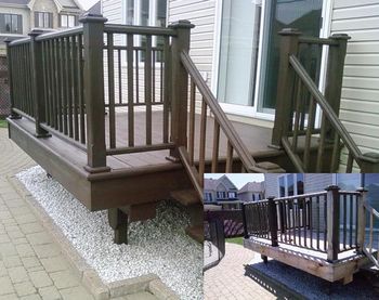 Wood Deck Staining after Pressure Conditioning
