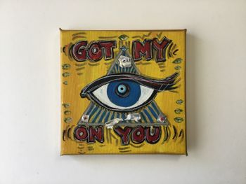 Got My Eye on You 6’ x 6’ canvas
