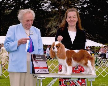 Best of Winners and 2nd Major Judge: Dorothy MacDonald
