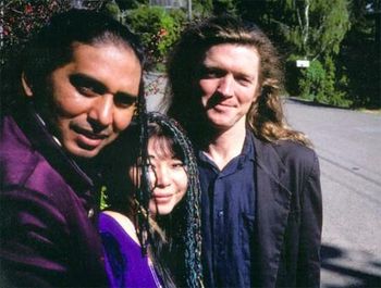 Sukhawet, Sachiko & Robert = 3/10ths of the New World Forum Band
