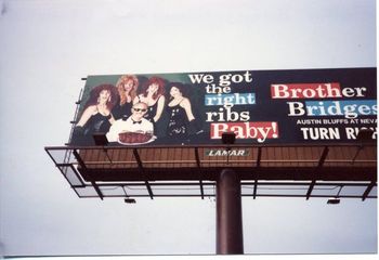 Dirty Blondes' billboard
