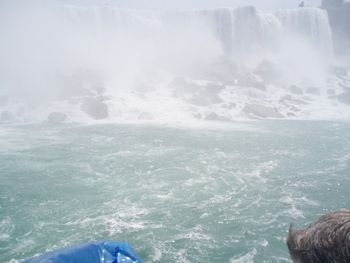 Getting close to The Falls Maid of The Mist.
