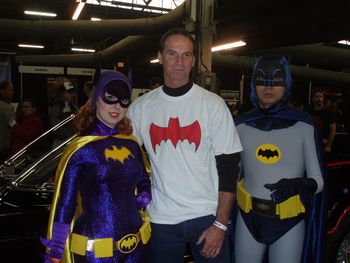 With Batmobile owner, John
