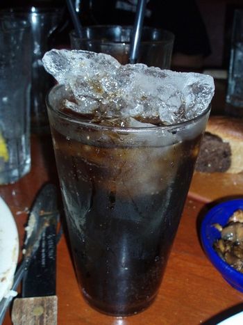 The big block of Ice in my soda.
