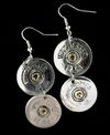 Silver Double Dangle Earring Set - Item # - E12 - DDS