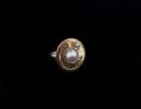 Gold with Large Pearl Center Ring - Item # - R45 - GP