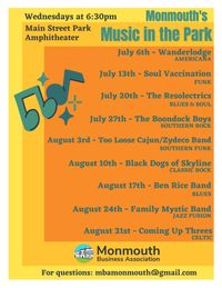 The Boondock Boys @ Monmouth Music in the Park Series