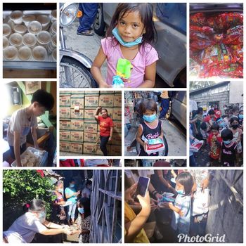 Day 2 of Christmas Feeding at Sitio Bayani, C5 Taguig, Manila
