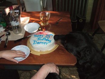 Baron does have 'a thing' for birthday cake
