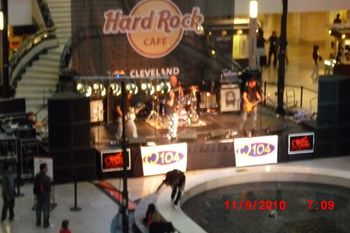 Inside Tower City, Cleveland Ohio Opening the show for Emerson Hart of Tonic
