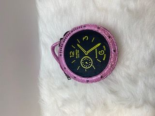 Pink Time Purse