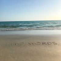 Two Words by Anne D
