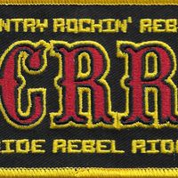 "Ride Rebel Ride" sticker patch
