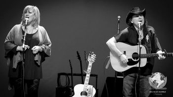 JC & Laney opening for John Michael Montgomery 2-1-14 (Photo by Kelly-Big Blue Marble Photography)
