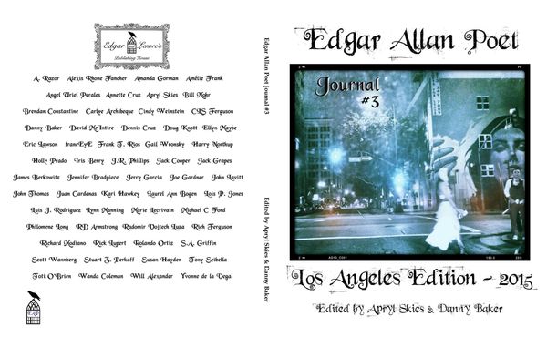 Honored to be selected in this comprehensive and historic journal of the creme de la creme of Los Angeles poets from the LA Beat era to the present. Grateful for your support. ‪#‎EAP3‬ ‪#‎books‬ ‪#‎publishing‬ ‪#‎journal‬ ‪#‎poetry‬ ‪#‎LosAngeles‬