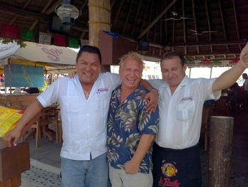 Manager Enrique, Ken, and Julio
