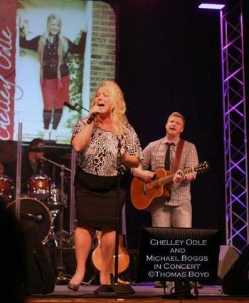 Chelley Odle and Michael Boggs at the "Incredible Love" Release Concert March 31, 2012
