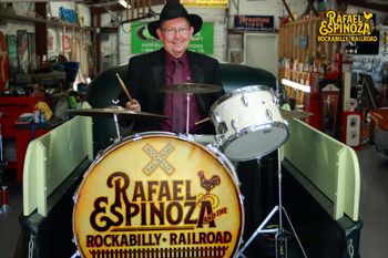 Curtis Lane "The Lonestar Shuffle King" - Drums - Laying down the tracks on The Rockabilly Railroad
