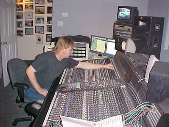 Friend and Master Audio Engineer Ed Etzel at his Audio West Studios
