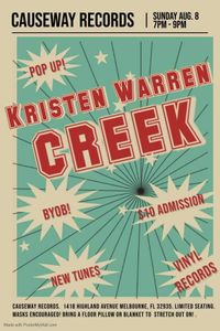 Kristen Warren with Creek Pop-Up