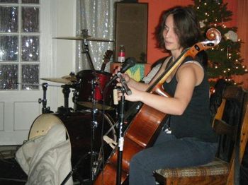 Genevieve Evans-cello and backing vocals.

