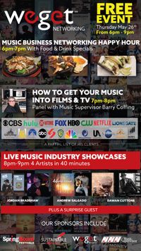 FREE Music Showcase and Networking Event - Multiple Artists