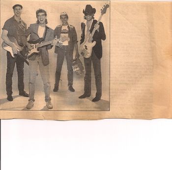 Billy Kemp & the Paradise Rockers (LtoR) Dave Chappell, Billy Kemp, Doug Kemp, Jack DiPietro
