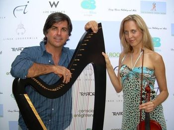 Green Emmy Event with harpist Peter Sterling
