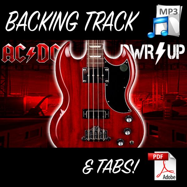 AC/DC Power Up Bass Medley | Tabs & Backing Track