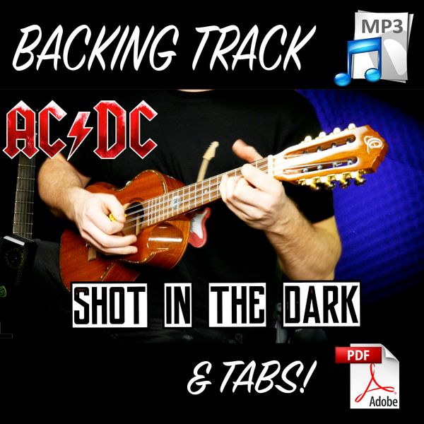 Shot In The Dark Instrumental Ukulele Cover PDF Tabs & Backing Track