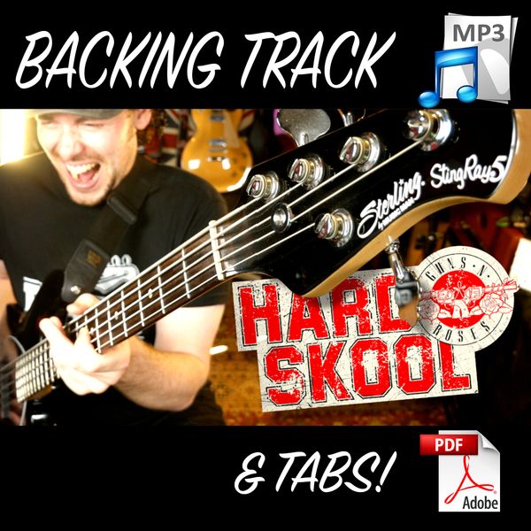 Hard Skool by GNR Bass PDF Tabs & Drum BT