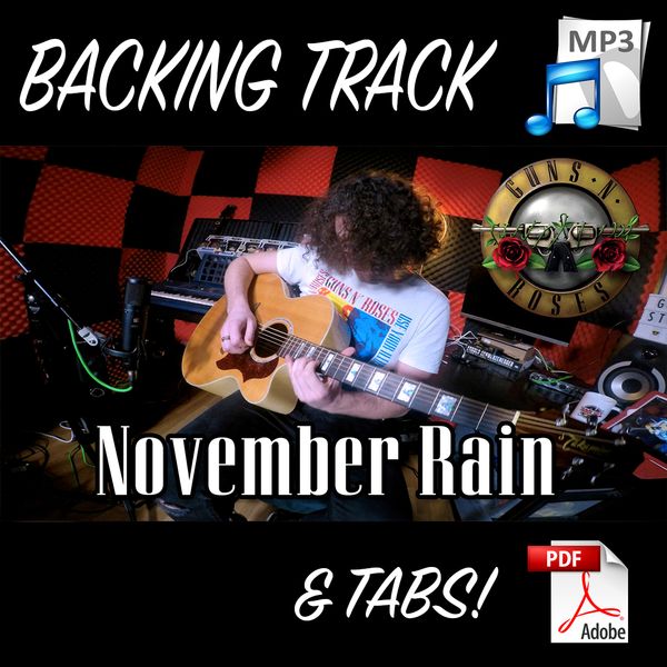 November Rain Acoustic Tabs & Backing Track