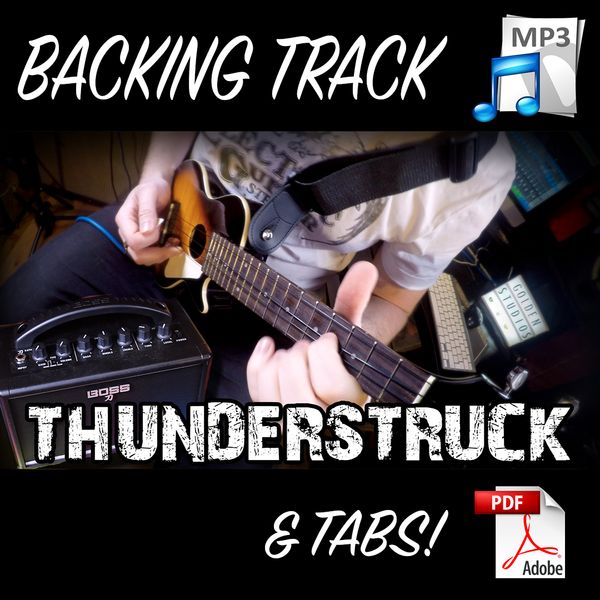 Thunderstruck Ukulele Tabs & Backing Track