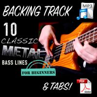 10 Classic Metal Bass Lines For Beginners Tabs & Backing Track