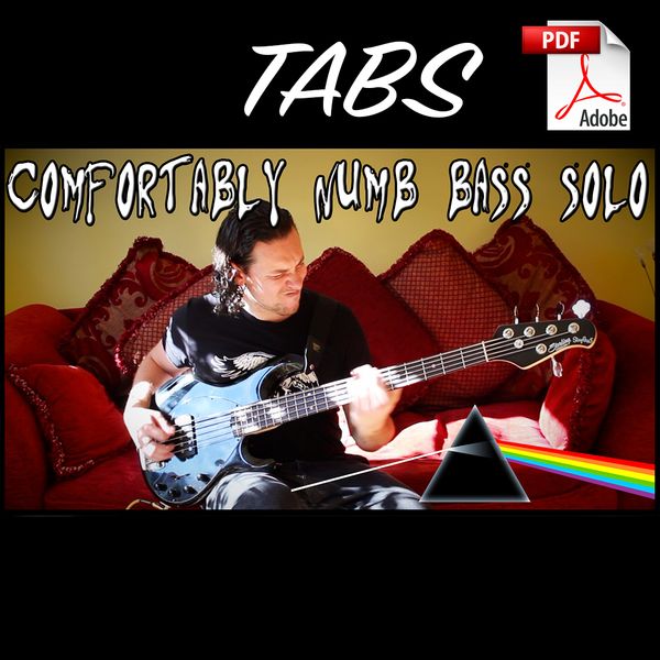 Comfortably Numb Solo On BASS Tabs 