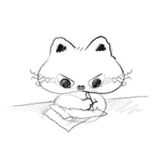 Grumpy Kitty Boy artwork by Yuna Kim
