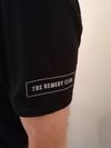 T-shirt with waterbased artwork and 'The Remedy Club' logo on sleeve