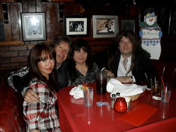 Lisa LaRue and David Mark Pearce with Keith Emerson and Mari Kawaguchi in Los Angeles
