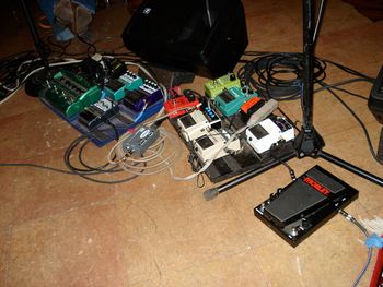 The new Pedal set-up....
