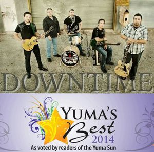 Voted Best Band 2014 for our hometown of Yuma Arizona.  Thank you all for your continued support!!