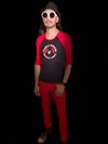 Pamela Parker Rock & Roll T-Shirt Baseball Black/Red